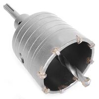 Комплект: сверло корончатое по бетону 65мм+Переходник SDS Plus 100мм (SD-7065 Intertool)