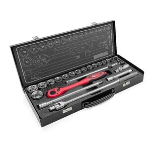Профессиональный набор инструмента 1/2", 25ед ( гол.10-32мм ) (ET-6025 Intertool)