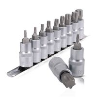 Набор TORX на планке 1/2"- Т20-Т70., 9ед. (HT-1849 Intertool)