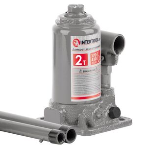 Домкрат "стовпчик" 2-х штоковий 2т, 150-360 мм, GT0031 INTERTOOL