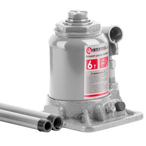 Домкрат "стовпчик" 2-х штоковий 6т, 165-395 мм, GT0033 INTERTOOL