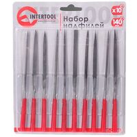 Набір надфілів 10 од., HT-3708 INTERTOOL