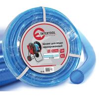 Шланг для воды 3-х слойный 1/2", 10м, армированный, PVC (GE-4051 Intertool)