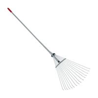 Грабли веерные 15 прутьев (30-50см). (FT-3004 Intertool)