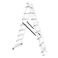 Лестница алюминиевая 3-х секц. универс. раскл. 3*8ступ. 5.09м (LT-0308 Intertool)