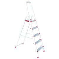 Стремянка алюминиевая 5 ступеней, высота до платформы 1065мм (LT-1005 Intertool)