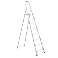 Стремянка алюминиевая 8 ступеней, высота до платформы 1720мм (LT-1008 Intertool)