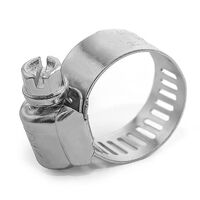 Хомут стальной оцинкованный 12,7 мм D 16-25 мм (TC-0116 Intertool)