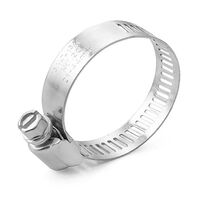 Хомут стальной оцинкованный 12,7 мм D 21-44 мм (TC-0122 Intertool)