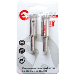 Коронка трубчатая по стеклу и керамике 14 мм (SD-0349 Intertool)