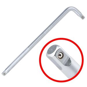 Вороток L-образный 1/2", 400мм, Хром-Ванадиум, ET-1027 INTERTOOL