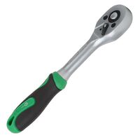 Рукоятка с храповым механизмом на 72 зуба 1/4", Cr-v., HT-2124 INTERTOOL