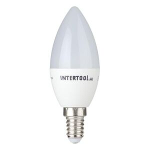 Лампа світлодіодна LED C37, E14, 3Вт, 150-300В, 4000K, 30000г, гарантія 3 роки., LL-0151 INTERTOOL