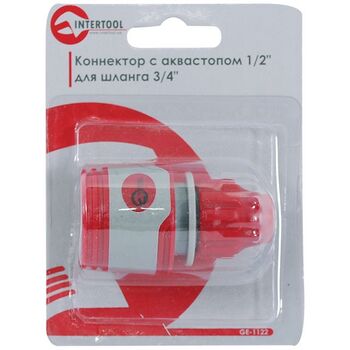 Конектор 1/2" для шланга 3/8" (GE-1122 Intertool)