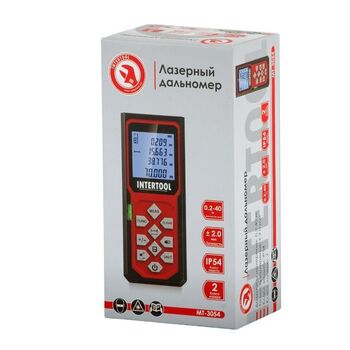 Далекомір лазерний 40 м, MT-3054 INTERTOOL