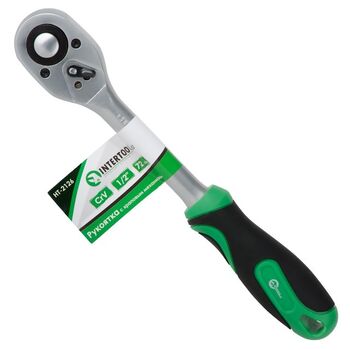 Рукоятка с храповым механизмом на 72 зуба 1/2", Cr-v., HT-2126 INTERTOOL