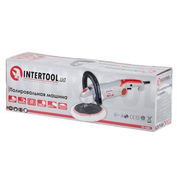 Полировальная машина, 1400 Вт, 1000-3000 об/мин., 180мм, DT-0280 INTERTOOL
