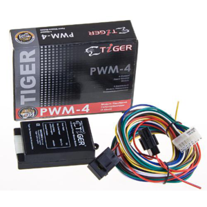 Модуль эл/стеклоподъемников 4 cтекла Tiger PWM-4 (черн)
