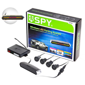 Парктроник SPY LP-121/LED/4 датчика D=18mm/коннектор/Radio/black/black