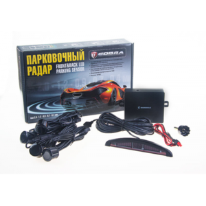 Парктроник Cobra LP-10140/LED/4 датчика D=18mm/коннектор/black