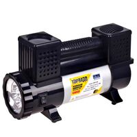 Компрессор Торнадо КА-Т12191, 150psi, клеммы, фонарь, шланг 7,5м, 2 цилиндра