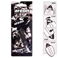 Освежитель воздуха жидкий листик AREON "LIQUID" Black Crystal 5ml (24)