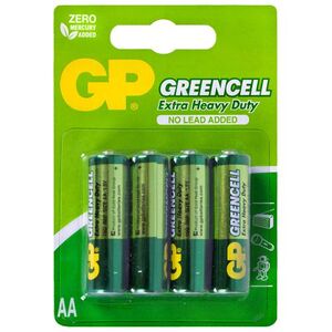 Батарейка GP GREENCELL 1.5V, сольова, 15G-2UE4, R6, АА (4891199000133)
