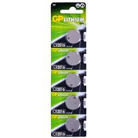 Батарейка GP дискова, Lithium Button Cell, 3V, CR2016-8U5, літієва (4891199001123)