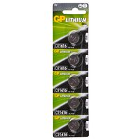 Батарейка GP дискова Lithium Button Cell 3.0V CR1616-7U5 літієві ((5/100))