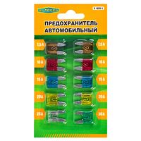 Запобіжник плоский 1035-1 (7,5А-30А) / блістер 10шт Mini (1035-1)