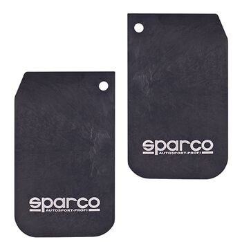 Брызговики SPARCO большой черный к-кт 2шт