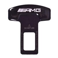 Заглушка ремня безопастности алюминивая AMG  (1шт) ((200))