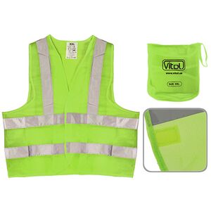 Жилет безопасности светоотражающий (green) 116 G XXL (ЖБ007)