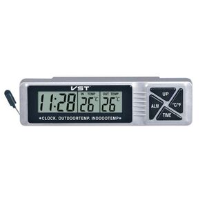 Термометр внутр. зовніш. / годинник / підсвічування VST-7066 (VST-7066)