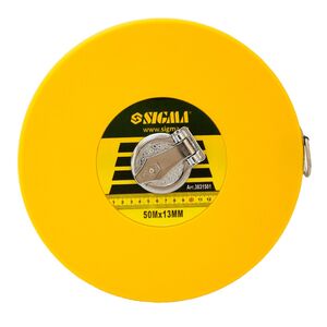 Рулетка стекловолокно 50м×13мм, SIGMA 3831501