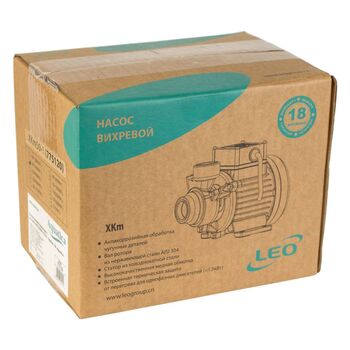 Насос вихревой 0.11кВт Hmax 23м Qmax 25л/мин, LEO 775120