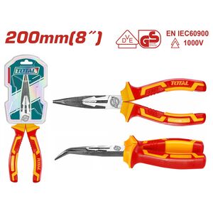 Долгогубцы диэлектрические изогнутые 200 мм. THTIP2481 TOTAL