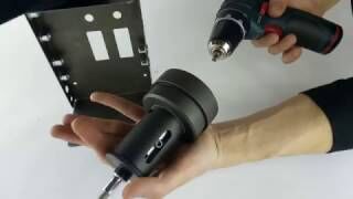 UPTOOL R1 для резьбовых заклепок — насадка на шуруповерт