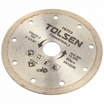 Диск алмазный по кафелю 125×22.2 мм Tolsen Tools, 76723