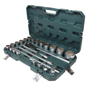 Набор инструментов и торцевых головок 3/4"DR 19-65 мм. 25 ед., GM-01025 Gut Meister