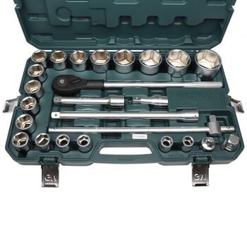 Набор инструментов и торцевых головок 3/4"DR 19-65 мм. 25 ед., GM-01025 Gut Meister
