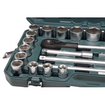 Набор инструментов и торцевых головок 3/4"DR 19-65 мм. 25 ед., GM-01025 Gut Meister