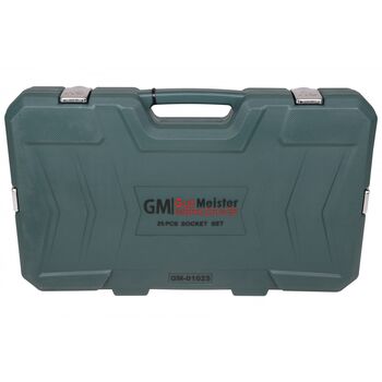 Набор инструментов и торцевых головок 3/4"DR 19-65 мм. 25 ед., GM-01025 Gut Meister