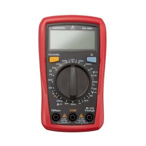 Мультиметр цифровой CAT II-300В/CAT I-600В, MD-0001 INTERTOOL