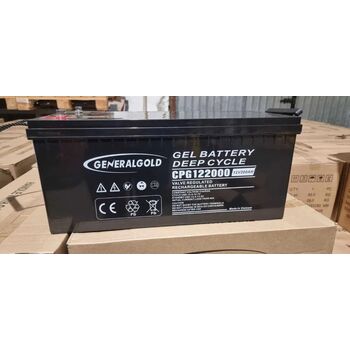 Аккумулятор GEL для ИБП и инверторов 12V 200Ah CPG122000 GeneralGold