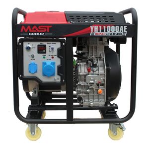 Дизельный генератор 8 кВт однофазный YH11000AE MAST GROUP