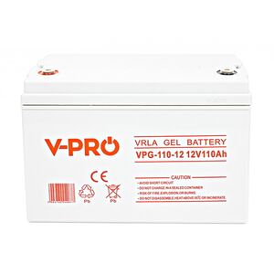 Акумулятор гелевий GEL VRLA для ДБЖ та інверторів 12V 110Ah, Volt Polska V-PRO Premium VPG-110-12
