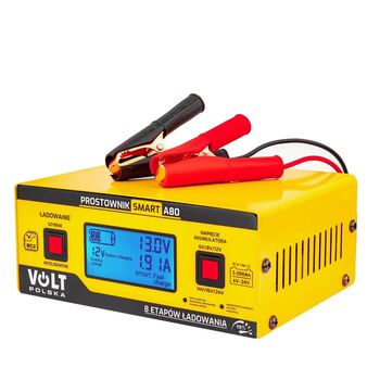 Зарядное устройство для АКБ AGM и GEL 6V/8V/12V/14.4V/16V/24V 15A Volt Polska SMART A80