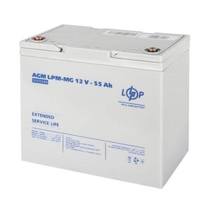 Аккумулятор мультигелевий LPM-GM для ИБП и инвертеров 12V 55Ah, LogicPower 3873