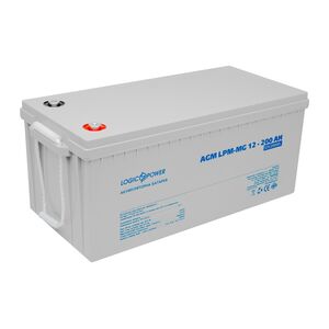 Аккумулятор гелевий LPM-MG для ИБП и инвертеров 12V 200Ah, LogicPower 3875